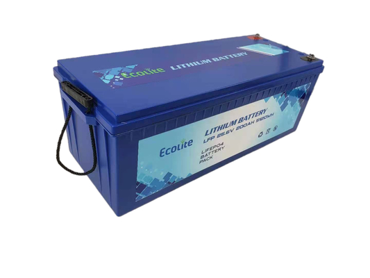 24V 200Ah LiFePO4 Lityum Bataryası RV Karavan Tekne Evleri Dışarıda