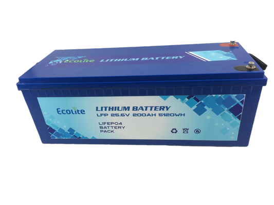 24V 200Ah LiFePO4 Lityum Bataryası RV Karavan Tekne Evleri Dışarıda