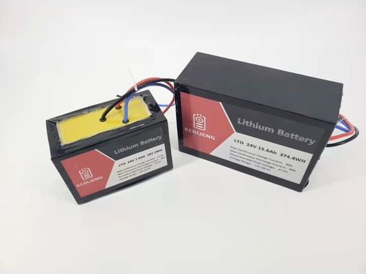 24V 7.8Ah Lityum Titanat LTO Pil Paketi Güneş Takipçisi / Elektrikli Kapı için
