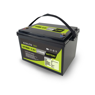 4000 Dönem RV Lityum Pil 12.8V 100Ah LiFePO4 RV Pil 1280Wh Belirli Kapasite
