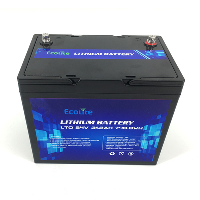 ECOLTO-T2430 LTO Batarya Paketi 24V 31.2AH Ev Güneş Sistemi için UPS Sistemi