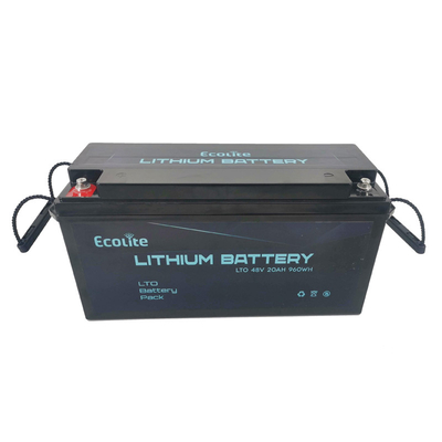 48V 20.8Ah Lityum Titanat LTO Pil Yüksek Hızlı Şarj ECOLTO-T4820