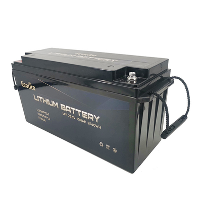 Yüksek yoğunluklu Hızlı Şarj HayatıPO4 Lityum Pil 25.6V 100Ah 2560Wh