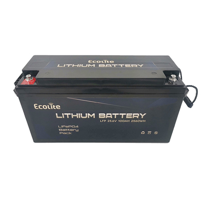 Yüksek yoğunluklu Hızlı Şarj HayatıPO4 Lityum Pil 25.6V 100Ah 2560Wh