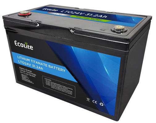 quality Ecolite LTO24-30 24V 31.2Ah Lityum Titanat Pil Paketi 748.8Wh Enerji factory