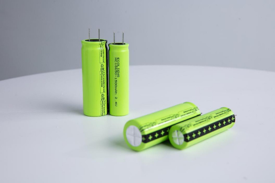 18650 Lityum İyon LTO Pil Hücresi 2.4V 1500mAh Yüksek Döngü Yaşam Süresi