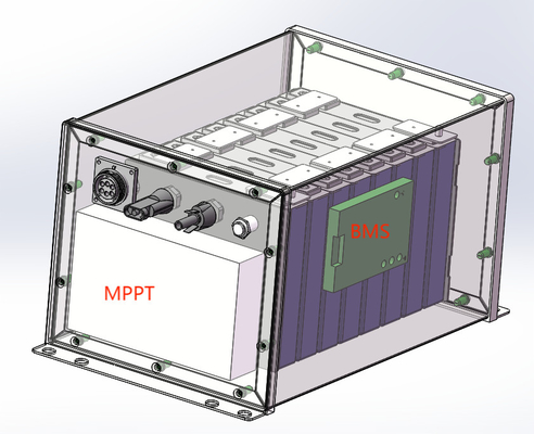 Lityum Güneş Sokak Işığı Pil 24V 25.6V 50Ah Özel LiFePO4 Pil Paketi