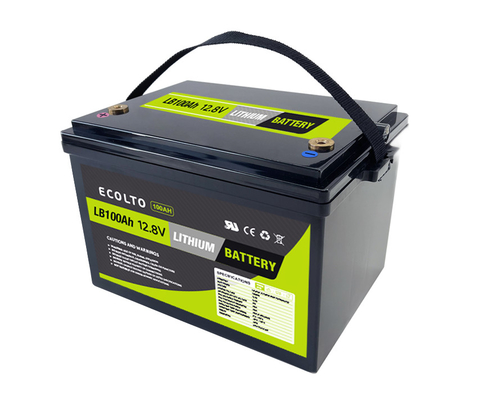 Maksimum Şarj Akımı 100A 12V 100Ah LiFePO4 Güvenilir Lityum Pil