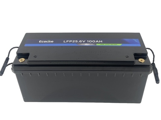 25.6V 100Ah LFP LiFePO4 Lityum Pil Paketi Ev Güneş Sistemi için BMS ile