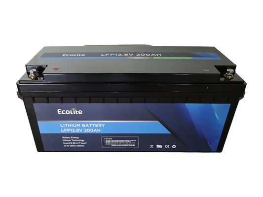 Ecolite 4000+Deep Cycle LifePO4 Lityum Pil BMS 12.8V 200Ah LFP Pil Paketi ile