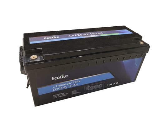 25.6V 100Ah Rv Piller Güneş Ev Enerji Depolaması Lifepo4 Pil Lityum Pil Paketi