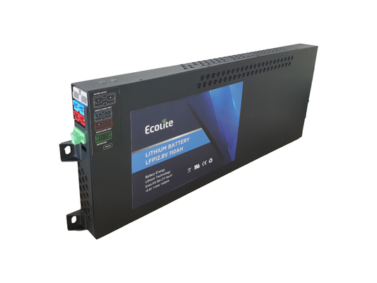 Hafif LiFePO4 12V 110Ah RV LED ekranlı Lityum Demir Fosfat Pil