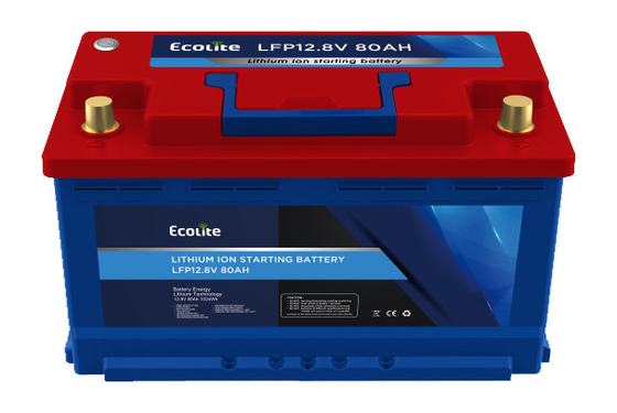 ECOLITE LiFePO4 Lityum Demir Fosfat Bataryası 1200 CCA Otomobil Starter Bataryası
