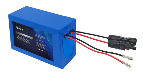 Ecolite 25.6V 6.5Ah 7.8Ah Lityum Titanat Güneş Trakcer Pil Entegre MPPT Fonksiyonu