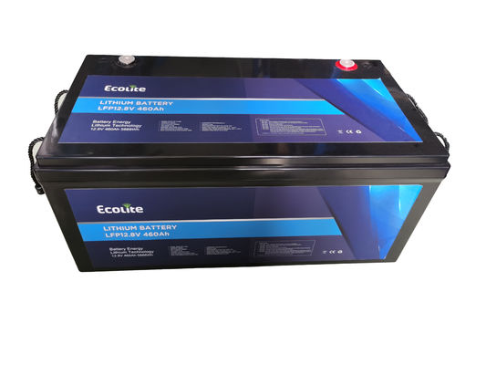 Özel Hafif Ağırlık 12.8V 460Ah LiFePO4 RV Lityum Pil entegre BMS