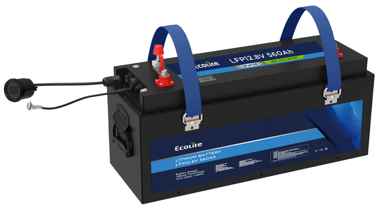 12.8V 560Ah LiFePO4 Bluetooth IP65 ile deniz pil