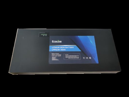 En iyi RV Lityum Pil Paketi 12.8V 110Ah 1408Wh Camper için Bluetooth ile